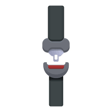 Plane Belt Icon Cartoon Vector Car Seat