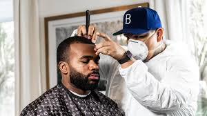 Coronavirus Los Angeles Based Barber Cutting Hair For Nba Stars In Hazmat Suit Due To Covid 19 Pandemic Cbssports Com