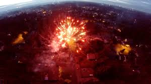flying your drone through fireworks