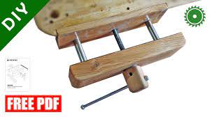 This is a wooden bench vise. Wooden Bench Vise Making Free Pdf Plan Diy Youtube