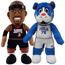 Stand out from the crowd with your own customized mascot. Bleacher Creatures Nba Philadelphia 76ers Dyanmic Duo Franklin Mascot Allen Iverson 10 Plush Figures Walmart Com Walmart Com