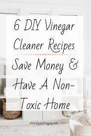 6 diy cleaners with vinegar that