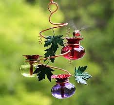 creative hummingbird feeders