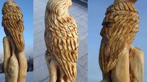 Vorlagen & anleitungen für deine schnitzeljagd. Larscarving Holzadler Mit Der Motorsage Schnitzen Chainsaw Carving Wood Eagle Youtube