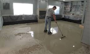 how to use self leveling concrete