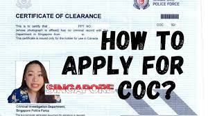 apply for singapore police clearance