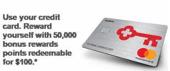 Google play store mobile app rating: Keybank Rewards Credit Card 50 000 Point Spending Bonus
