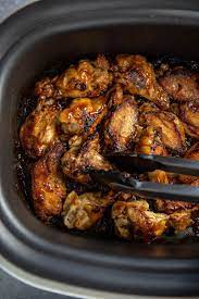 slow cooker en wings with honey