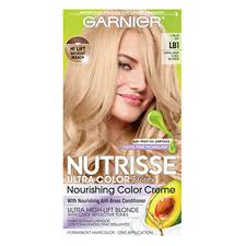 Good hair dyes are said to last longer, don't turn hair brassier and will remain with their shine for a long time. Nutrisse Ultra Color Ultra Light Cool Blonde Hair Color Garnier