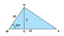 ¿cómo-calcular-la-altura-de-un-triángulo-con-un-ángulo-y-un-lado