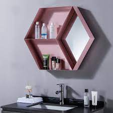 Bathroom Floating Shelves With Mirror