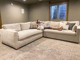 A good sectional sofa is stylish and comfortable. Introducing Our Future Theater Room And New Charly Sectional Chris Loves Julia