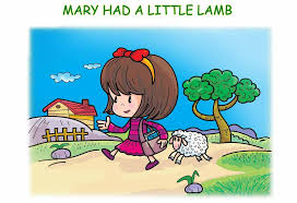 mary had a little lamb nursery rhyme
