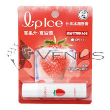 mentholatum lipice lip balm 3 5g strawberry