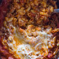 ground beef and cheese pasta