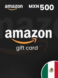 amazon gift card 500 mxn mexico