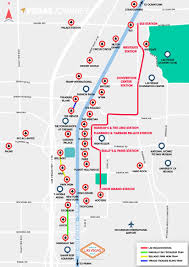 monorail tram strip map las vegas