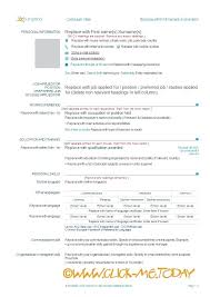 Cv Template Pdf Download Homeish Co