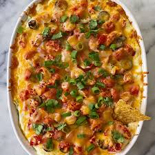 warm 7 layer mexican dip