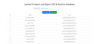 laravel export import step by step