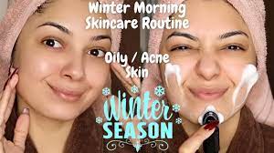 morning skincare routine winter