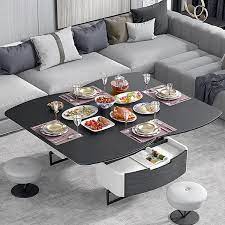 Modern White Lift Top Coffee Table With