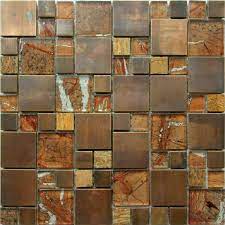 Glass And Copper Mosaic Tile Great For
