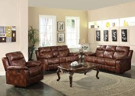 Dyson Light Brown Reclining Sofa Set