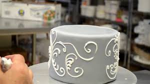 fondant cake decoration with