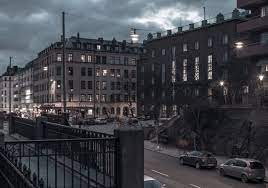 stockholm city outdoor lighting
