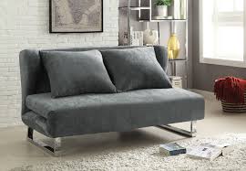 georgina queen size grey sofa futon