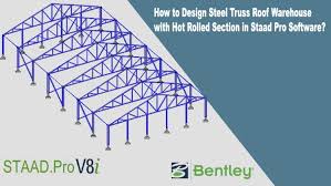 design steel truss roof warehouse with