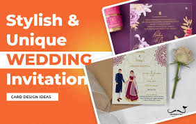 unique wedding invitation card design ideas