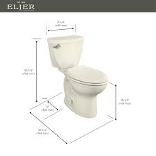 Comfort height toilets have a rather grand appearance. Eljer Diplomat 2 Piece Tall Elongated Toilet At Menards
