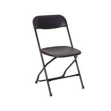 the black polyfold samsonite chair
