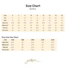 48 Methodical Gottex Plus Size Swimwear Size Chart