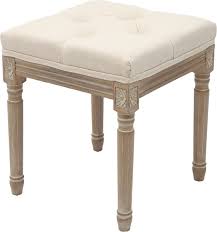 vanity stool upholstered bench seat for