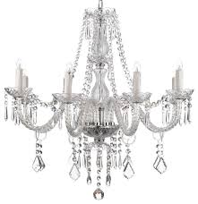 8 Light Crystal Chandelier 28 X28 Traditional Chandeliers By Gspn