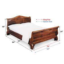 High Foot Board Sleigh King Size Beds