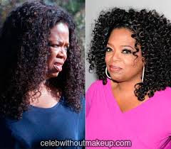 oprah without makeup celebs without