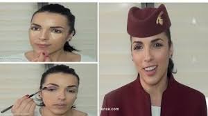 qatar airways make up tutorial cabin