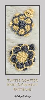 Turtle Coaster Free Crochet Pattern