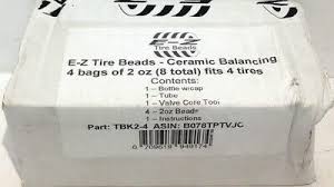 E Z Tire Beads Motorcycle Balance Deluxe Kit Ceramic 2 2 Oz