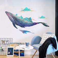 Whale Wall Decals Mural Art Whale