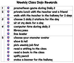 Classdojo Reward Chart Class Dojo Classroom Discipline