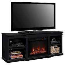 union electric fireplace tv stand with