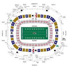 baltimore ravens seating chart for m t