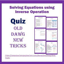 Solving Equation Using Inverse