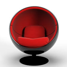 3d 3ds max chair ball retro