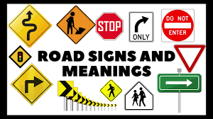 road signeanings canada